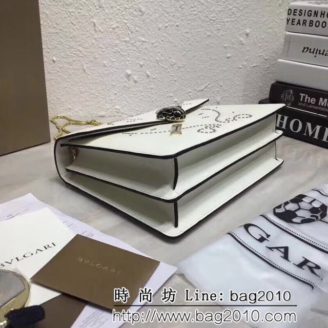 BVLGARI寶格麗 專櫃新品 Serpenti Forever系列 雙層蛇頭包 鏈條單肩斜挎包 B285887 FYD1074